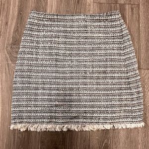A-Line Tweed Skirt